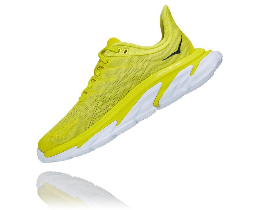 Hoka Australia One One Clifton Edge - Womens Running Shoes Fluorescence - DULJY-8592